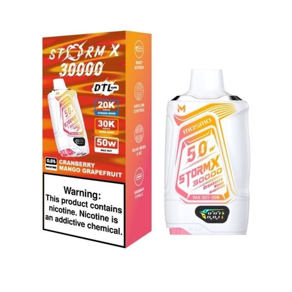 Mosmo Storm X 30000 Disposable Vape 30ml 2% - Image 9