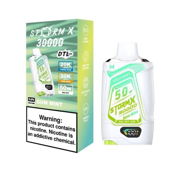 Mosmo Storm X 30000 Disposable Vape 30ml 2% - Image 7