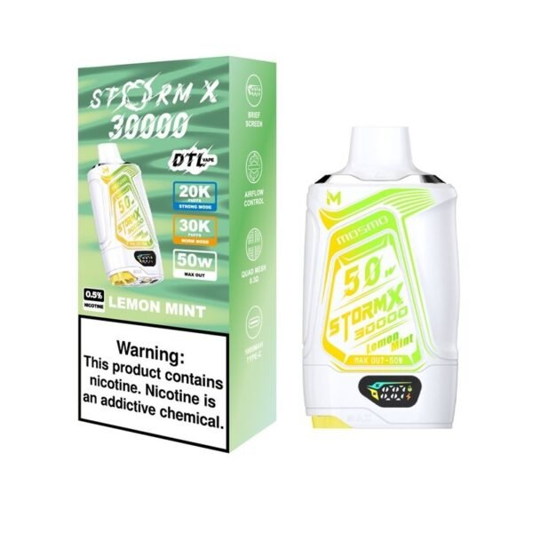 Mosmo Storm X 30000 Disposable Vape 30ml 2% - Image 6