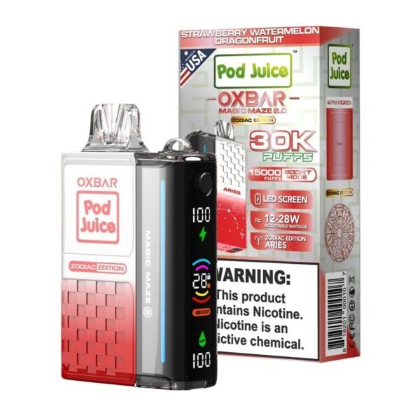 (10-PACK) OXBAR 30K Magic Maze 2 Pod Juice Disposable Vape - Image 5