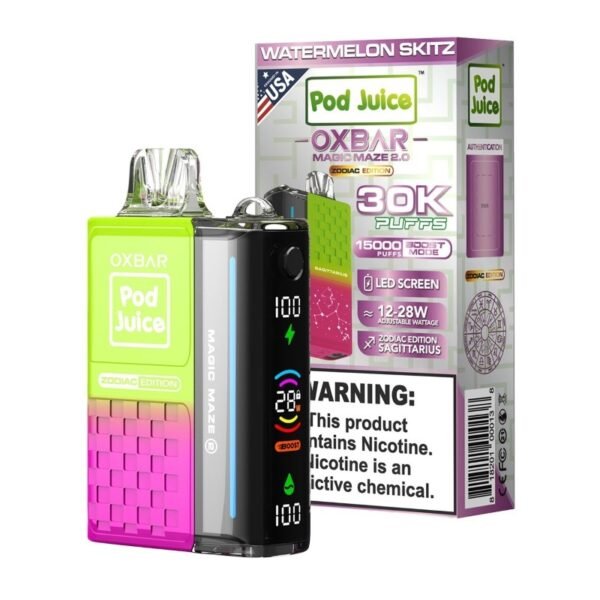 (10-PACK) OXBAR 30K Magic Maze 2 Pod Juice Disposable Vape - Image 3
