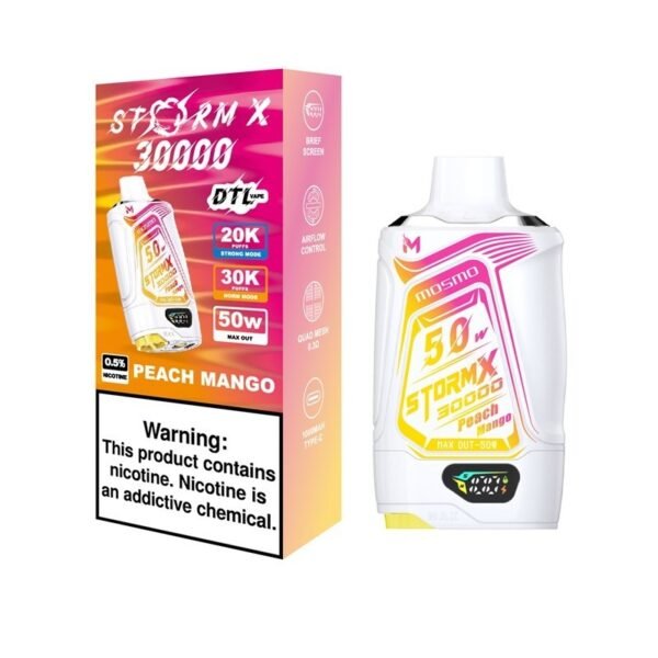 Mosmo Storm X 30000 Disposable Vape 30ml 2% - Image 3