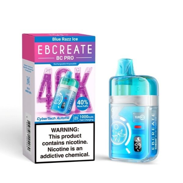 EBCREATE BC Pro 40K Disposable Vape 17ml 5% (40000 Puffs) - Image 16
