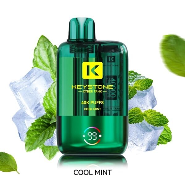 Keystone Cyber Tank 40K Zero Nicotine Disposable Vape 0% (40000 Puffs) - Image 5