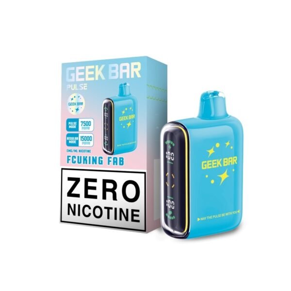 Geek Bar Pulse 15000 Zero Nicotine Disposable Vape 16ml - Image 4