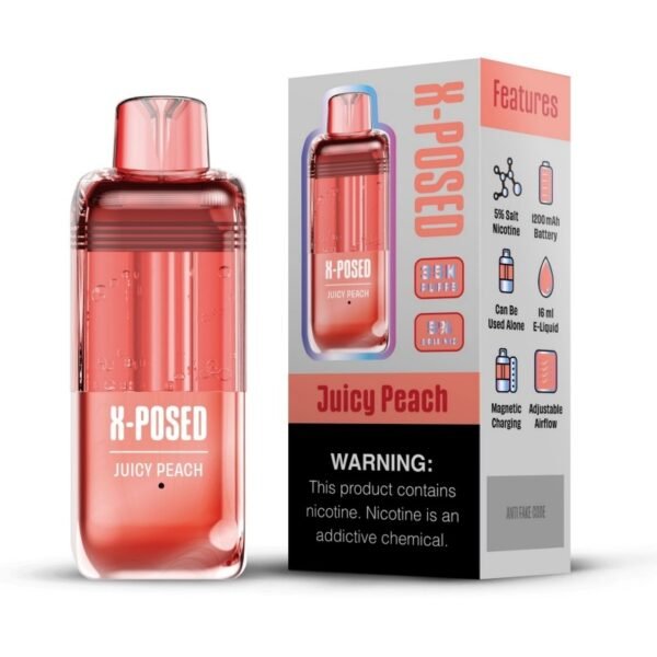 X-Posed 35K Disposable Pod 16ml 5% (35000 Puffs) - Image 3