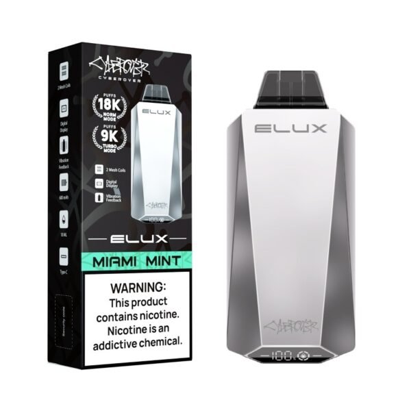 Elux Cyberover 18K Disposable Vape 18000 Puffs - Image 8