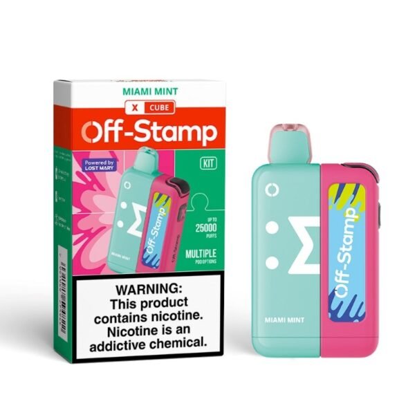 Off-Stamp X Cube 25K Disposable Vape 18ml 5% - Image 3