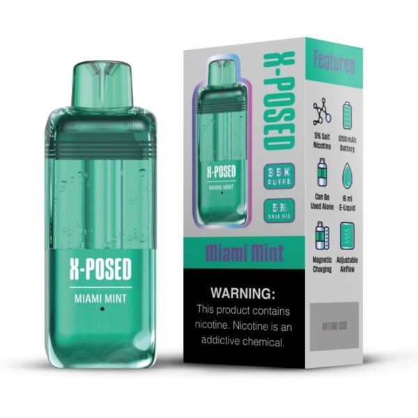 X-Posed 35K Disposable Pod 16ml 5% (35000 Puffs) - Image 2