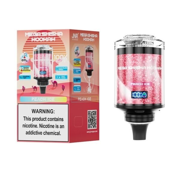 JNR Mega Shisha Hookah 100K Disposable Vape 60ml 2% - Image 4