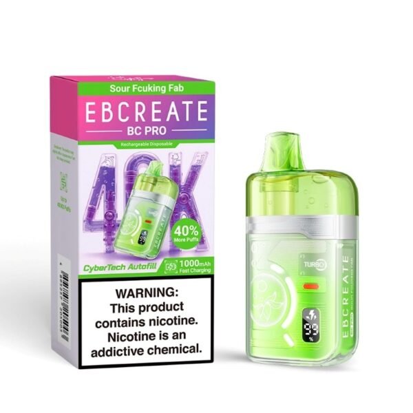 EBCREATE BC Pro 40K Disposable Vape 17ml 5% (40000 Puffs) - Image 7
