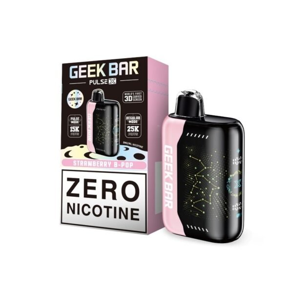 Geek Bar Pulse X 25K Zero Nicotine Disposable Vape 18ml 0% - Image 7