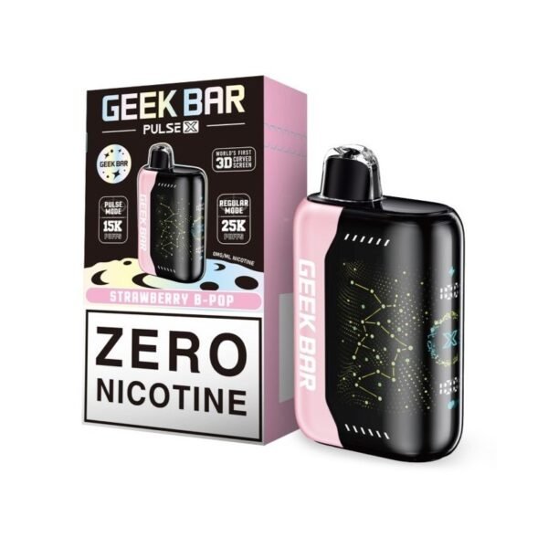 Geek Bar Pulse X 25K Zero Nicotine Disposable Vape 18ml 0% - Image 2