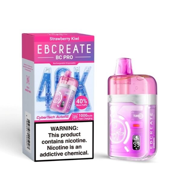 EBCREATE BC Pro 40K Disposable Vape 17ml 5% (40000 Puffs) - Image 8
