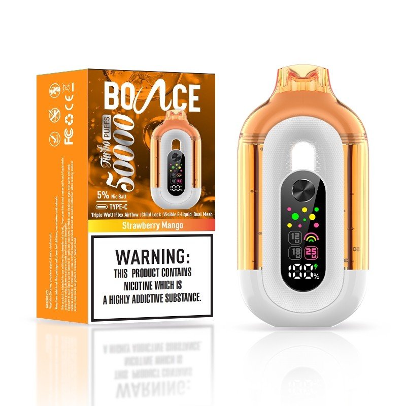 Bounce Turbo 50K Disposable Vape 5% - Image 4