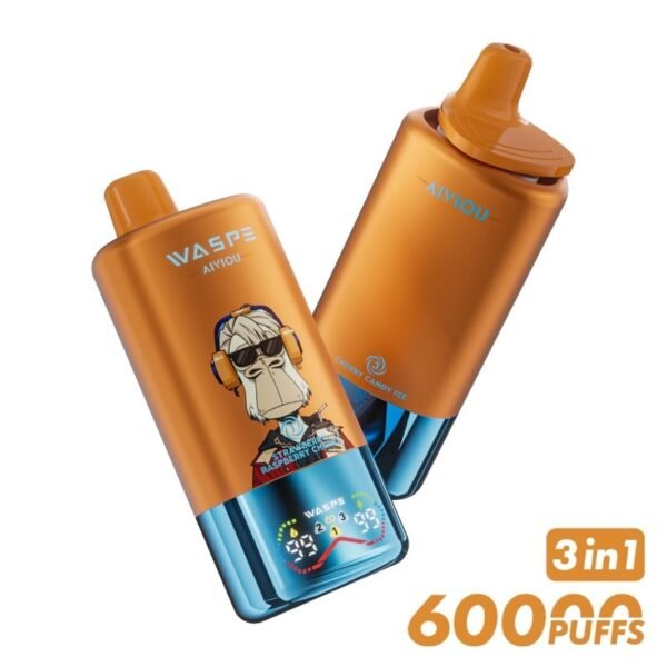 WASPE 60K 3-in-1 Triple Flavor Disposable Vape 54ml 5% (60000 Puffs) - Image 4
