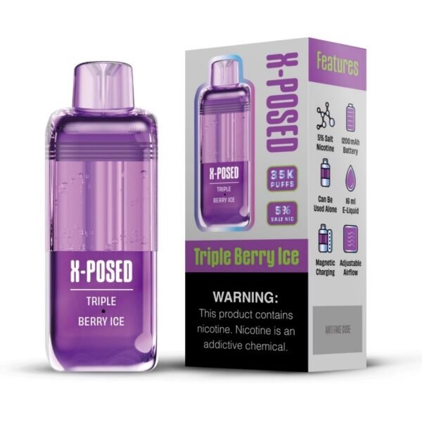 X-Posed 35K Disposable Pod 16ml 5% (35000 Puffs) - Image 7