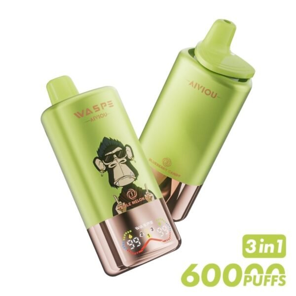 WASPE 60K 3-in-1 Triple Flavor Disposable Vape 54ml 5% (60000 Puffs) - Image 3