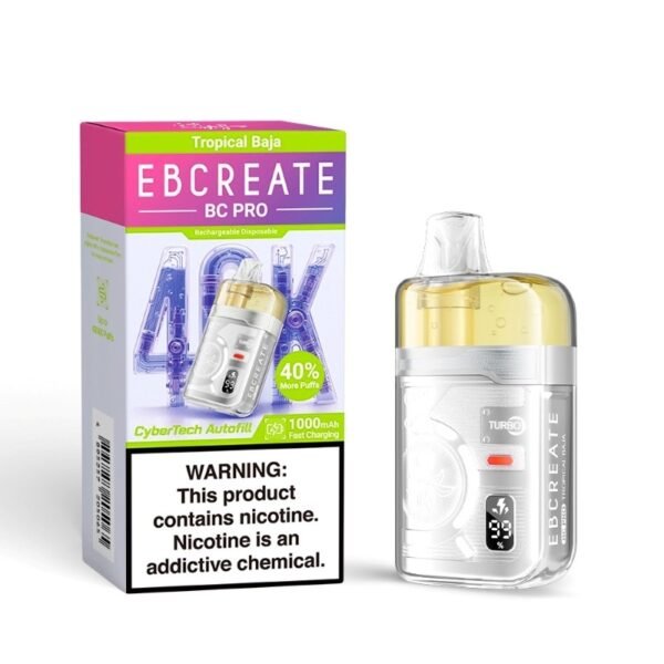 EBCREATE BC Pro 40K Disposable Vape 17ml 5% (40000 Puffs) - Image 11