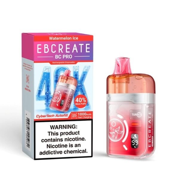 EBCREATE BC Pro 40K Disposable Vape 17ml 5% (40000 Puffs) - Image 12