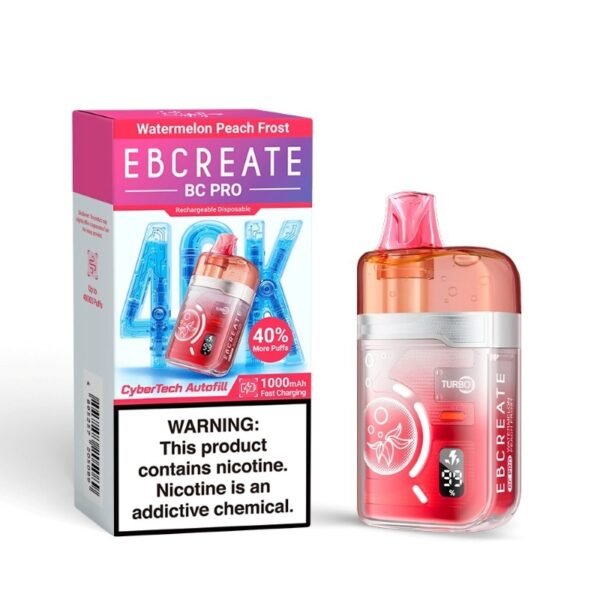 EBCREATE BC Pro 40K Disposable Vape 17ml 5% (40000 Puffs) - Image 13