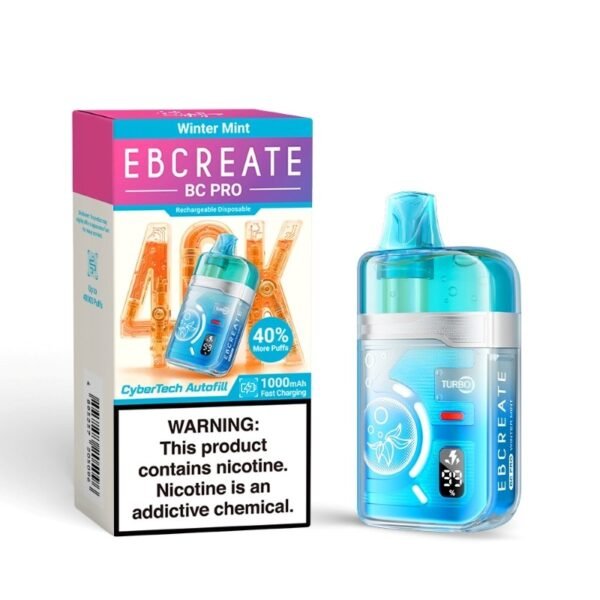 EBCREATE BC Pro 40K Disposable Vape 17ml 5% (40000 Puffs) - Image 14
